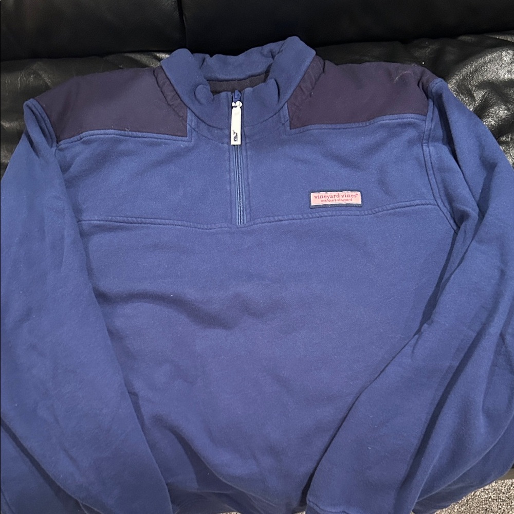 Vineyard Vines Men's Navy/Royal Blue Shep Shirt size Large